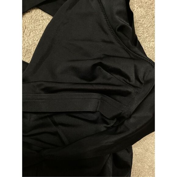 New. HAH (Hot As Hell) black wrap one piece swimsuit. Large. Retails $189 - Picture 12 of 12